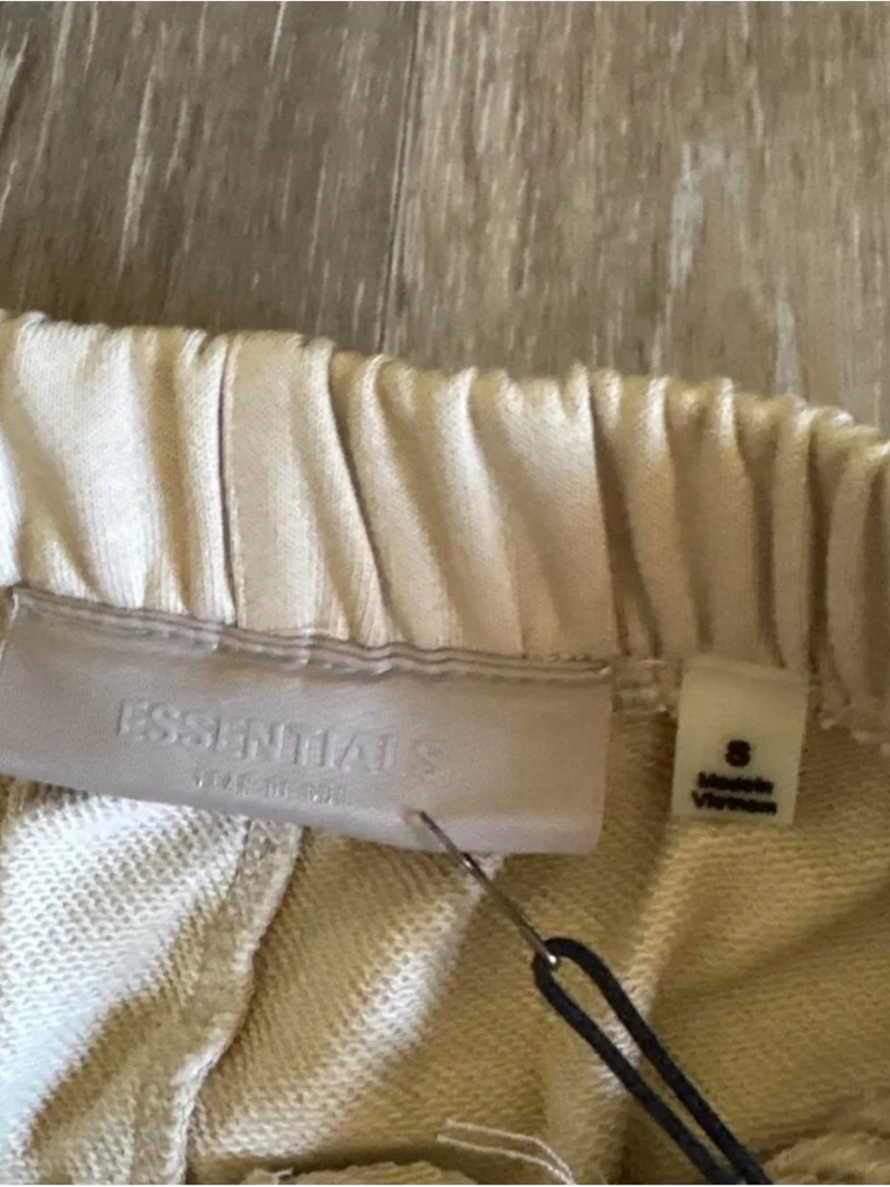 Fear of God ESSENTIALS Cream Drawstring Athletic Shorts